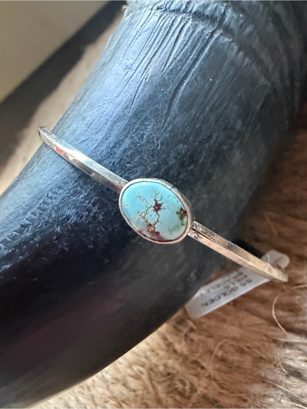 Verley Betone Golden Hills Turquoise Stone Sterling Silver Bracelet - Jewelry